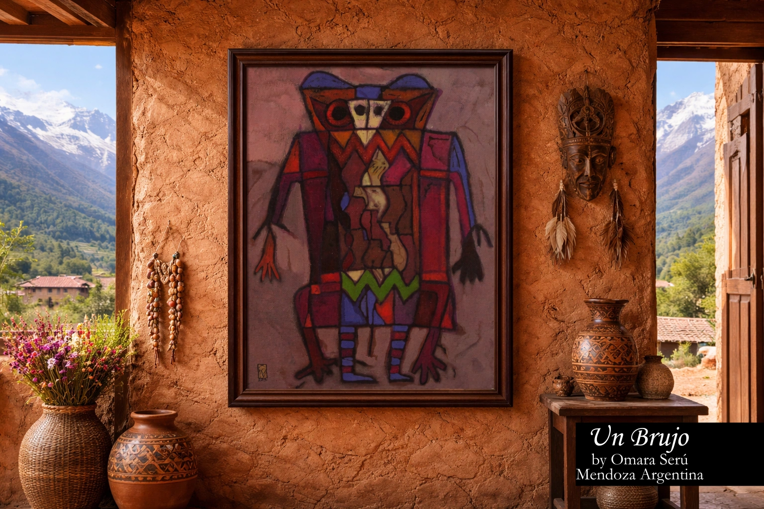 brujo — artwork by Omara Seru